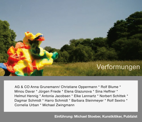 Ausstellung mit Rolf Blume in Hannover in der Parkanlage Rittergut Edelhof